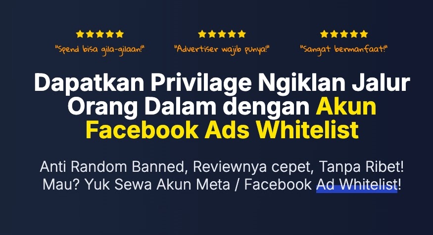 Informasi Penting Akun Whitelist Adsumo
